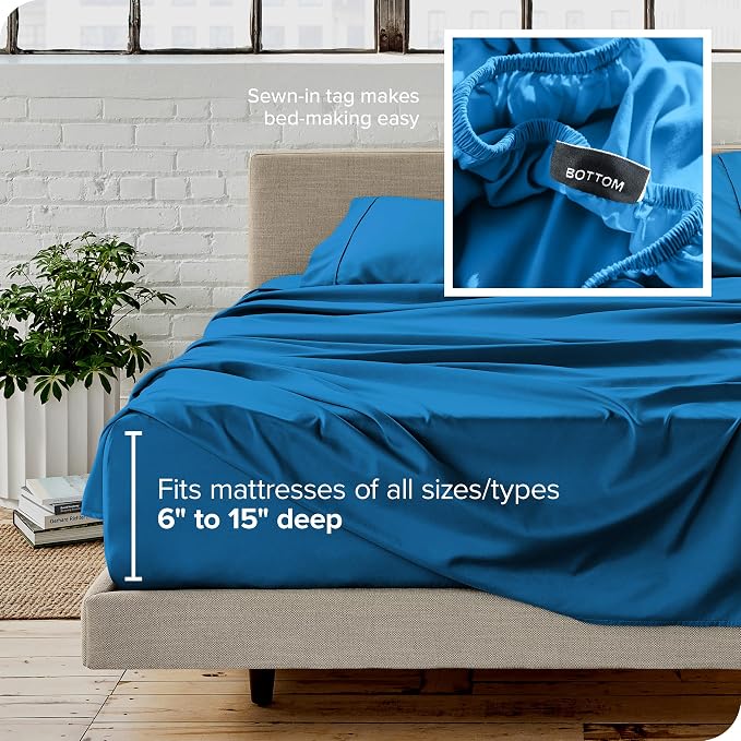 Bare Home Split King Sheet Set - Image 6