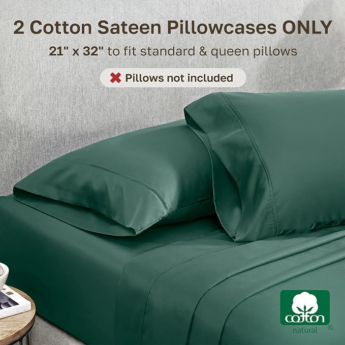 California Design Den Standard Queen Size Pillowcase Set - Image 3