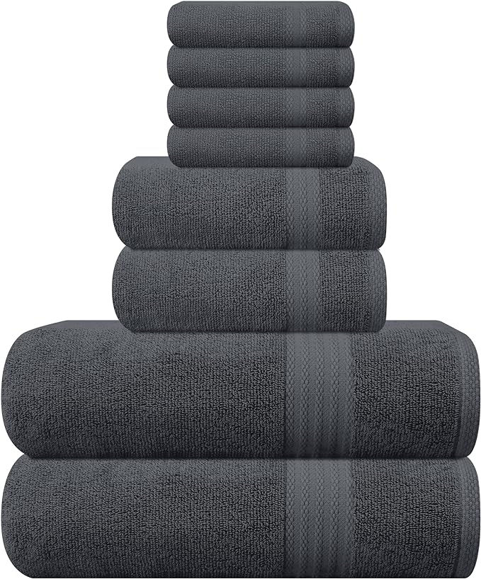 GLAMBURG Ultra Soft 8-Piece Towel Set by GLAMBURG