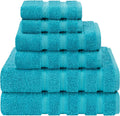 American Soft Linen Luxury 6 Piece Towel Set, 2 Bath Towels 2 Hand Towel 2 by AmericanSoftLinen
