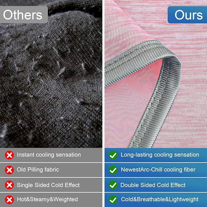 KMUSET Cooling Blanket Queen Size, Double Sided Summer Cooling Blankets - Image 6