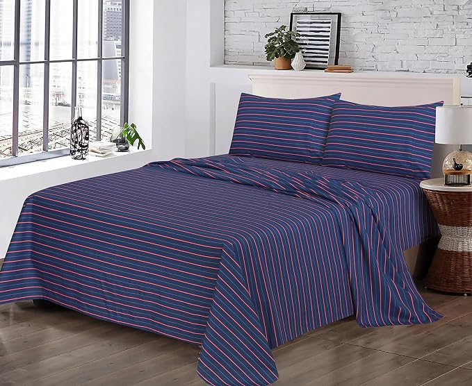 RUVANTI 100% Cotton Sheets – Twin Size Percale Bedding, Cooling & Breathable - Image 8