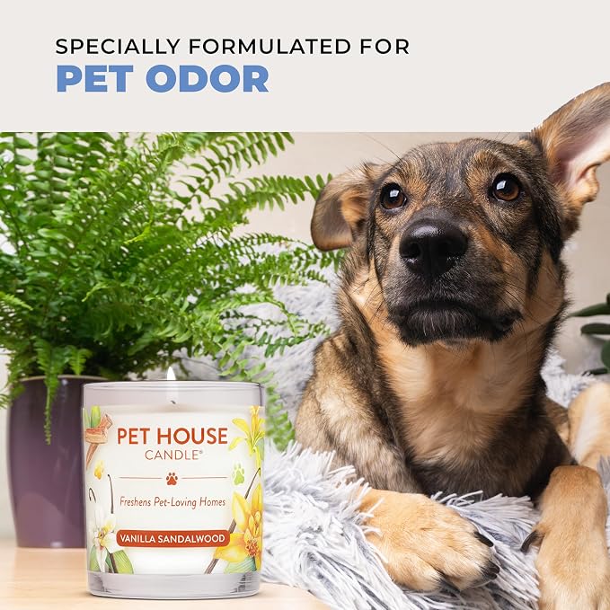 Pet House Candles Plant Based Cookie Scented Candle Clean Burning, Long Lasting - Image 6
