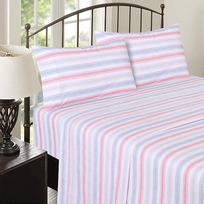 RUVANTI 100% Cotton Sheets – Full Size Percale Bedding, Cooling & Breathable - Image 5