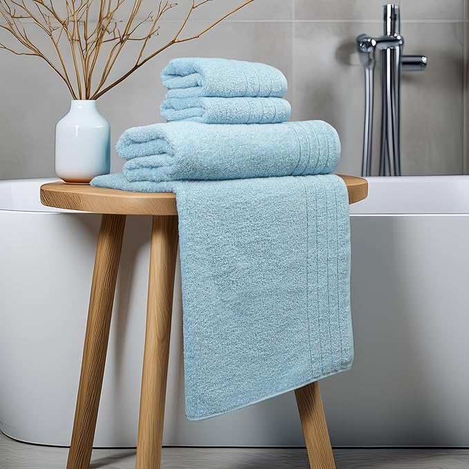 Tens Towels Pack of 8 Towels Set, 2 Extra Large Bath, 2 Hand, 4 Washcloths - Image 7