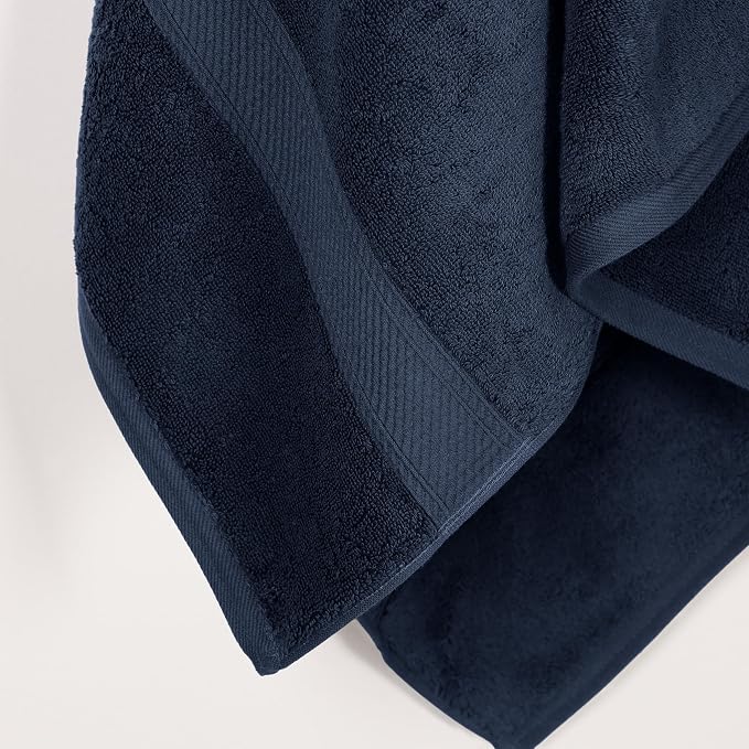 SUPERIOR Egyptian Cotton Pile Bath Towel Set of 2, Ultra Soft Luxury Towels - Image 6