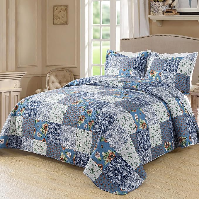 BEDIFANY Boho King Size Quilt Bedding Set by BEDIFANY