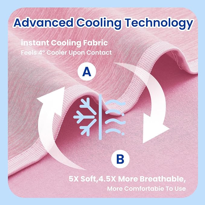 TOPCEE Cooling Blanketfor Night Sweats Absorbs Heat to Keep Adults, Children - Image 5