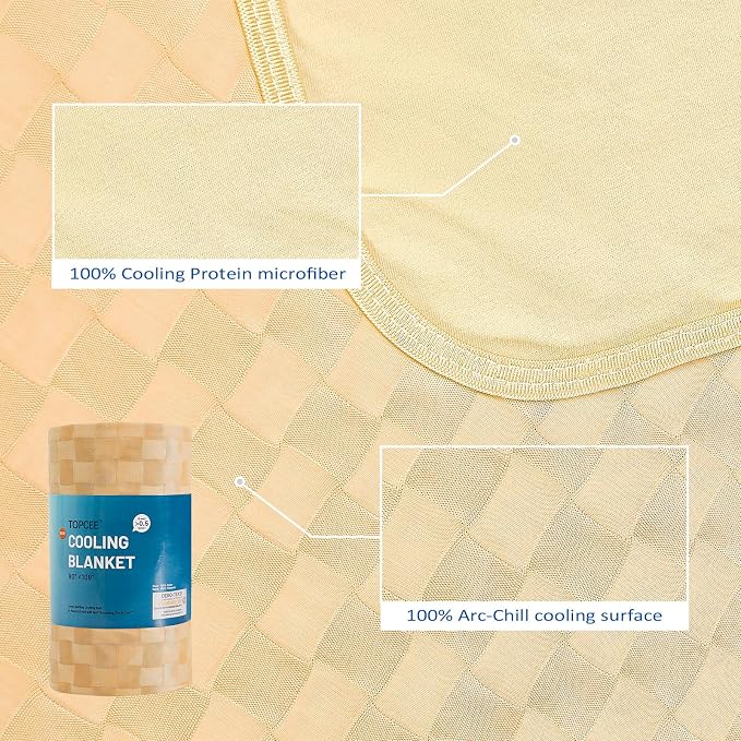 Topcee Cooling Blanket, Summer Cooling Blankets - Image 5