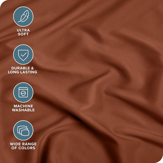 Bare Home Fitted Bottom Sheet Queen Size - Image 2