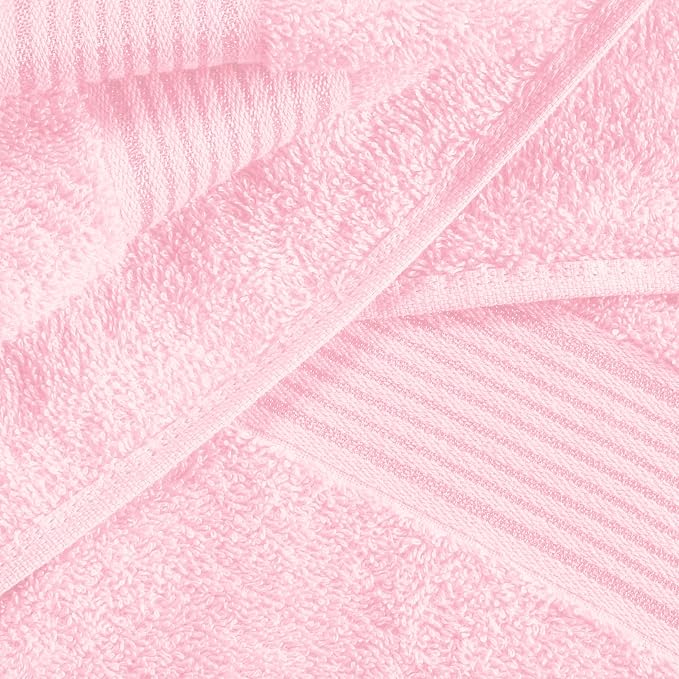 Elvana Home Ultra Soft 6 Pack Cotton Towel Set, Contains 2 Bath Towels 28x55 - Image 2