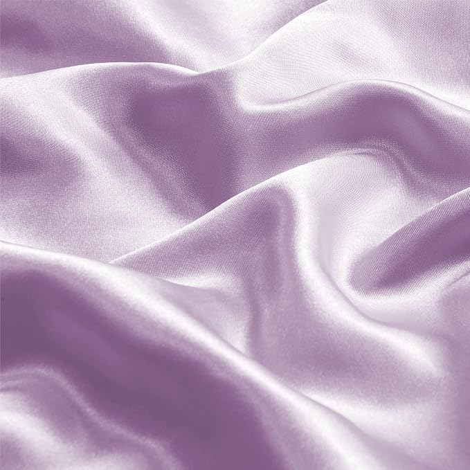 BEDELITE Satin Body Pillow Cover 2 Pack, Super Soft and Cooling Body Pillow - Image 4