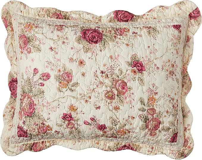 Greenland Home Antique Rose Full/Queen Quilt Set - Image 6