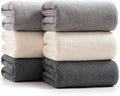 sakano 6-Piece Colorful Microfiber Bath Towel Set by Unknown