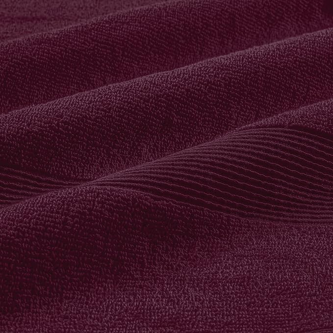 Belizzi Home 8 Piece Towel Set 100% Ring Spun Cotton, 2 Bath Towels 27x54 - Image 2