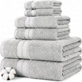 Modern Threads - Spun Loft 6-Piece 100% Combed Cotton Towel Set - Bath Towels by ModernThreads