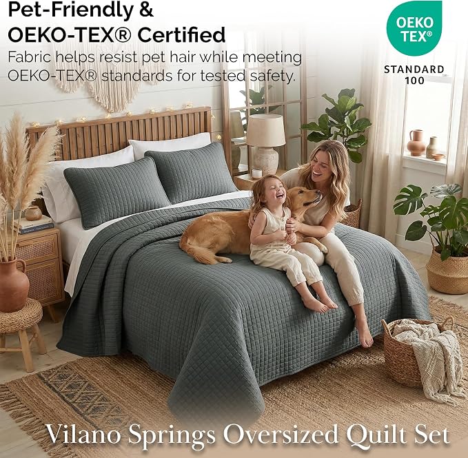 Southshore Fine Living, Inc. Summer Bedspreads Queen Size Set, Full/Queen Quilt - Image 5