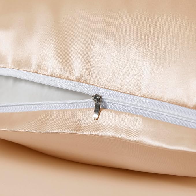 Champagne Satin Pillowcases - Image 4