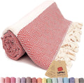 Bazaar Anatolia Turkish Beach Towel – 100% Cotton, Quick Dry, Sand Free Towel by BazaarAnatolia