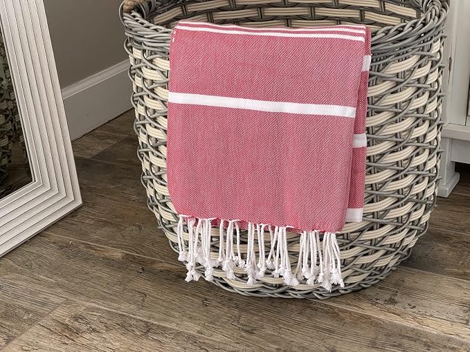 Beach Towel 100% Cotton Turkish Beach Towel Adult 38x70 Inch Pre-washed - Image 6