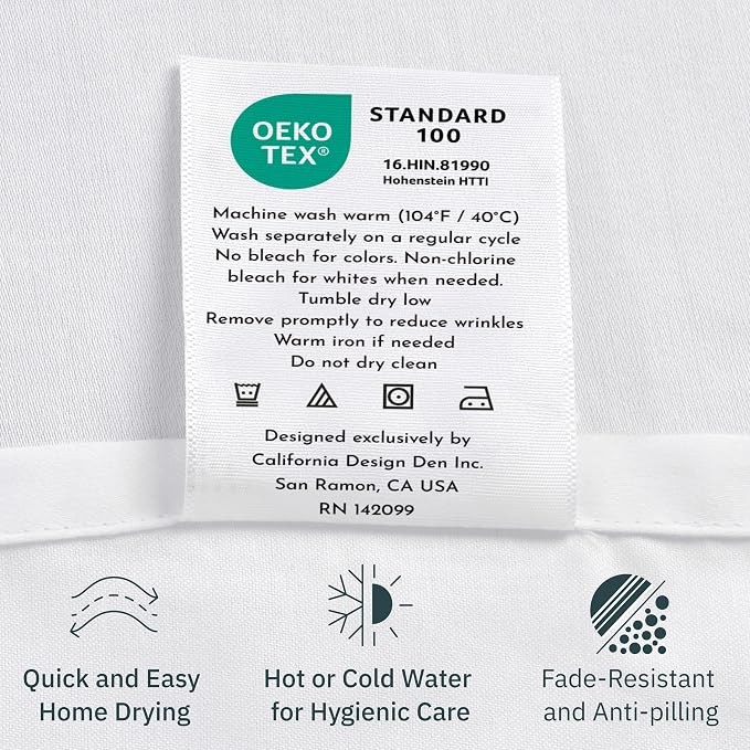 California Design Den King Size Flat Sheet Only - Image 8
