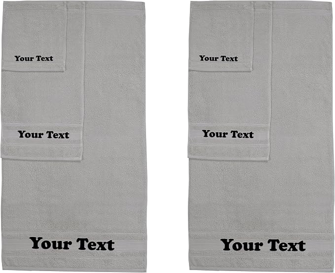Personalize Your Towels with Custom Embroidery: Names, and Initials. Perfect by Ephesos