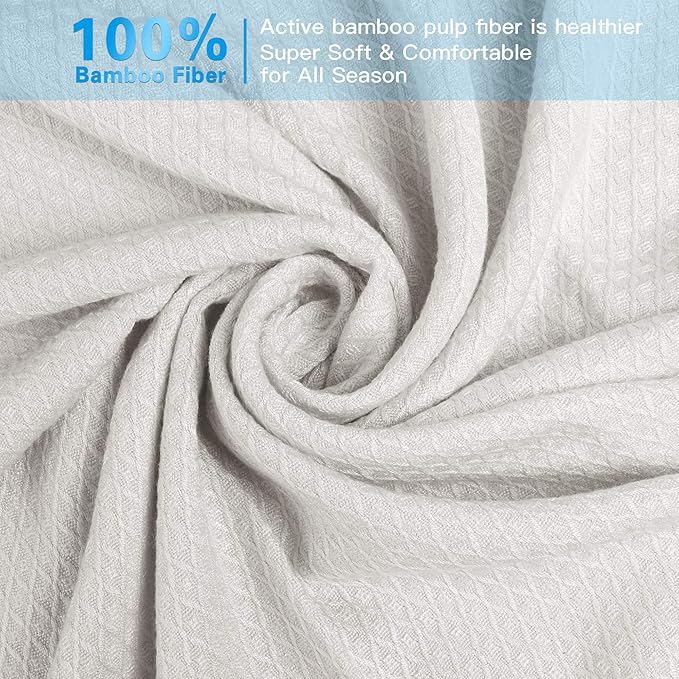 AmyHomie Cooling Blanket Queen Size, 100% Rayon Derived from Bamboo, Ultra-Cool - Image 4