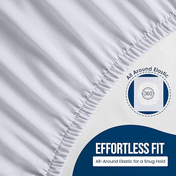 Twin Size Mattress Protector Waterproof 2 Pack, Premium 200 GSM Terry Mattress - Image 4
