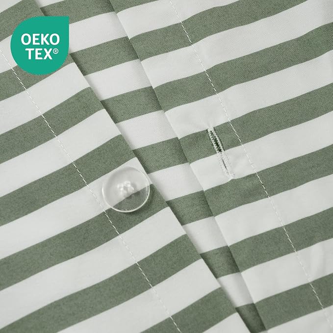 ROSE&RISY Green Queen Duvet Cover Set, 3 Pieces Soft Bedding Queen Set - Image 6