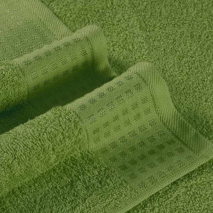 GLAMBURG 100% Cotton 2 Pack Oversized Bath Towel Set 28x55 Inches, Ultra Soft - Image 2