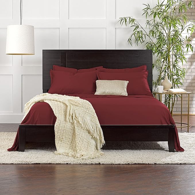 Pure Bamboo Full Sheets, Genuine 100% Organic Viscose Derived from Bamboo Bed - Image 7