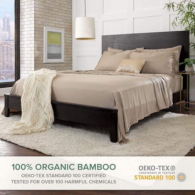 King Pillowcases by Pure Bamboo, Genuine 100% Organic Viscose Derived from - Image 3