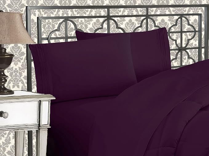 Elegant Comfort Luxurious 1500 Premium Hotel Quality Microfiber Three Line - Image 2