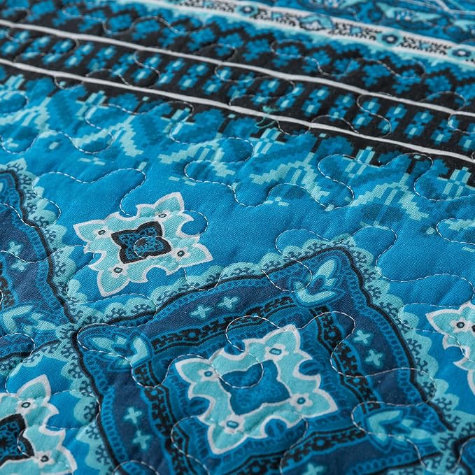 BEDIFANY Cotton California King Size Quilt Sets, Lightweight Overiszed King - Image 5