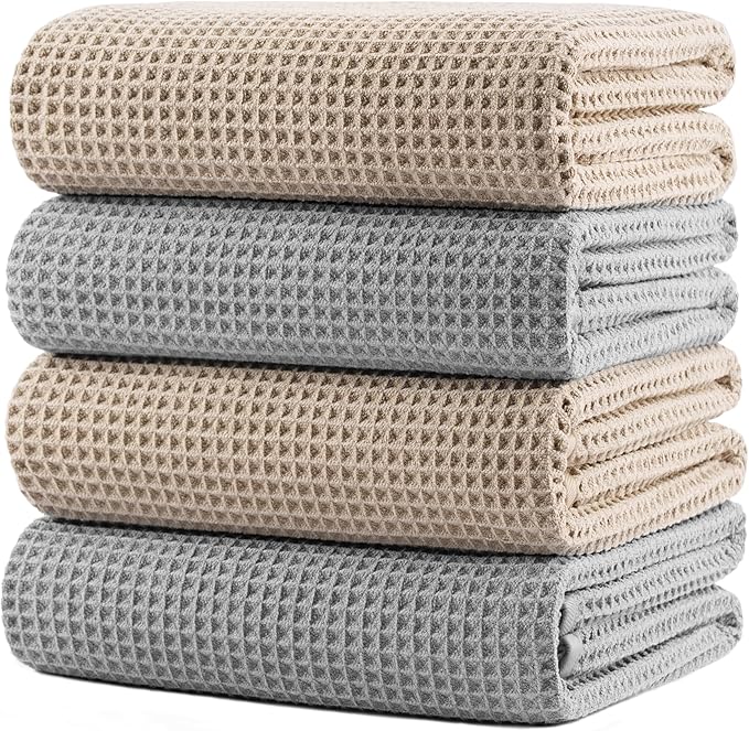 POLYTE 430 GSM Microfiber Oversize Quick Dry Lint Free Bath Towel, 60 x 30 in by Polyte