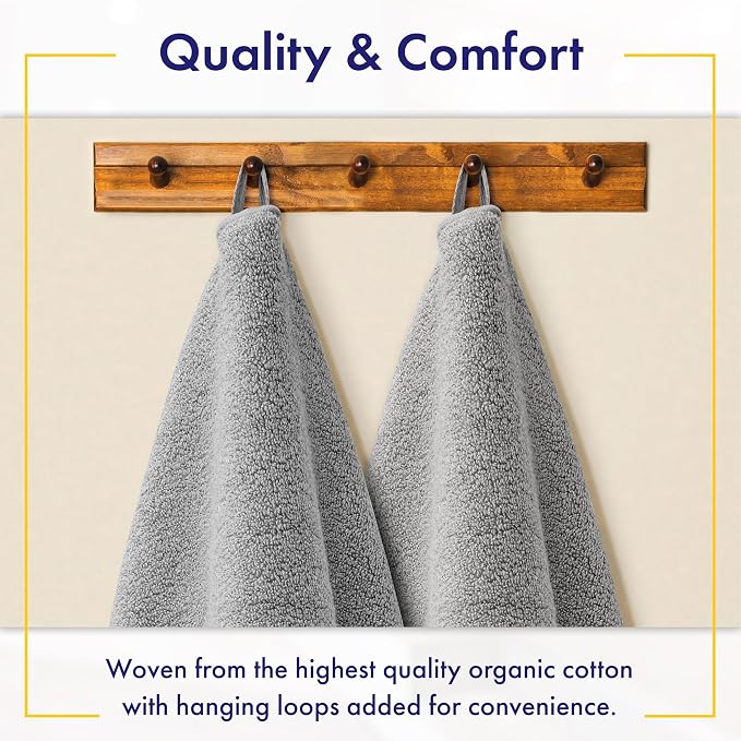 Alusa Home 100% Organic Luxury Bath Sheets - Image 4