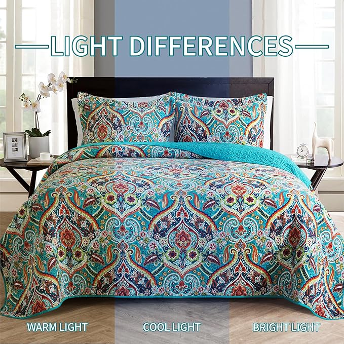 BEDIFANY Cotton Queen Quilt Set - Image 5