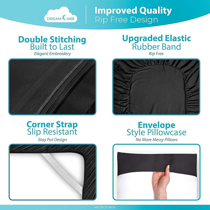 DREAMCARE Twin XL Sheet Sets - Image 6