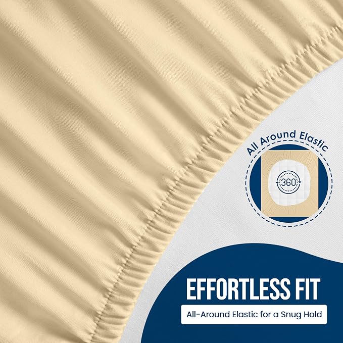King Size Mattress Protector Waterproof, Premium 200 GSM Terry Mattress Cover - Image 4