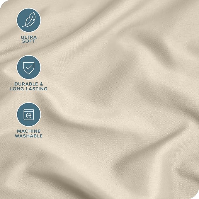 Bare Home Microfiber Body Pillow Cover - Image 3