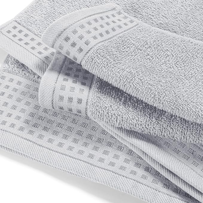 GLAMBURG Ultra Soft 4 Pack Oversized Bath Towel Set 27x54 inches, 100% Cotton - Image 2