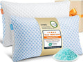 UYWO Cooling Firm Bed Pillows Set of 2, Shredded Memory Foam Pillows by Unknown