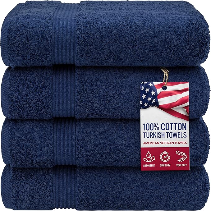 American Veteran Towel, 100% Cotton Turkish Bath Towels by AmericanVeteranTowel