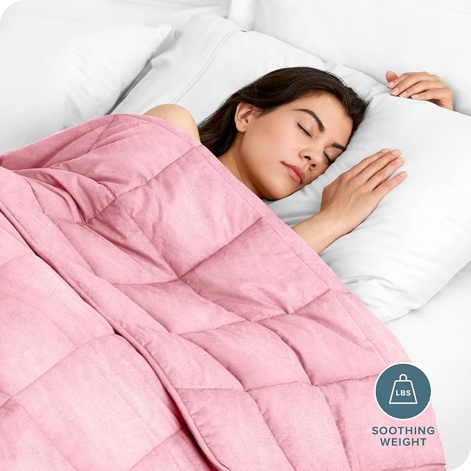 Bare Home Weighted Blanket Queen Size 17lb - Image 2