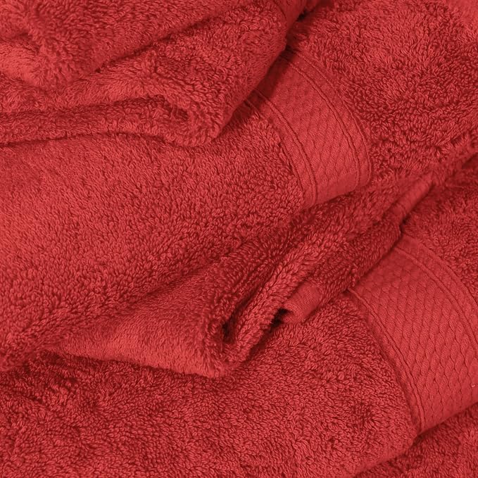 SUPERIOR Egyptian Cotton Pile 6 Piece Towel Set, Includes 2 Bath, 2 Hand - Image 8
