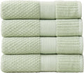 NY Loft 100% Cotton 4 Pack Bath Towel Set| Super Soft & Absorbent Quick-Dry by NYLoft