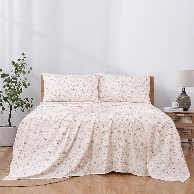 Modern Threads 4-Piece Ultra Soft Microfiber Bed Sheets Set, Wrinkle Free Sheets - Image 3