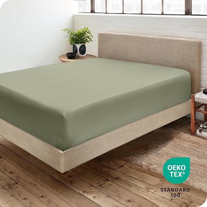 Bare Home Fitted Bottom Sheet Split King Size - Image 5