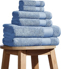 BIOWEAVES 100% Organic Cotton 700 GSM Plush 6-Piece Towel Set GOTS Certified by BIOWEAVES