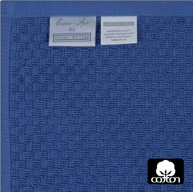 COTTON CRAFT Waffle Bath Sheets - Image 8